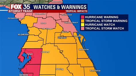 Hurricane Ian: Watches and warnings issued for Central Florida counties ...