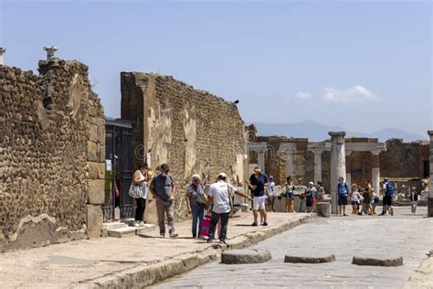 Forum of Ancient City Destroyed by the Eruption of the Volcano Vesuvius ...