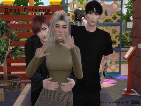 The Sims Resource - Best Friends (Pose Pack)