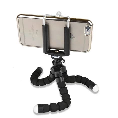 Flexible Octopus Tripod For Phone with Phone Holder Tripod for iPhone ...