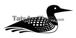 Loon Temporary Tattoo | Designs by Custom Tags