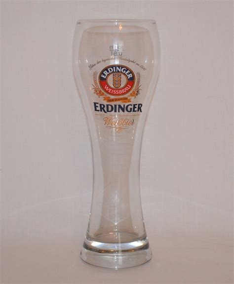 German Erdinger Weissbrau Weissbier Beer Glass ~ 0.5 L | Beer glass ...