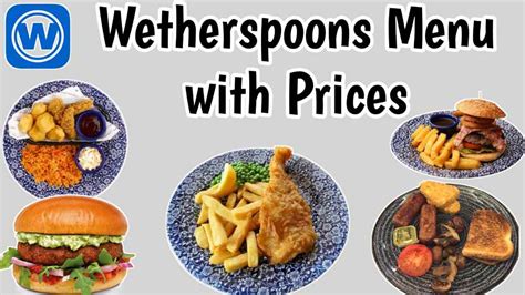 Wetherspoons Menu with Prices 2024 UK [UPDATED]