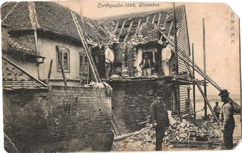 Earthquake damage Wivenhoe - Wivenhoe's History