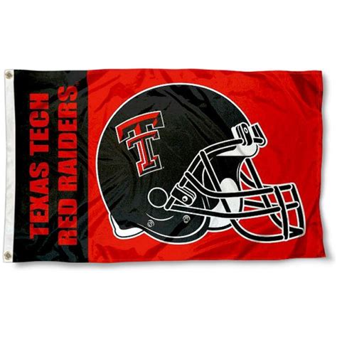 Texas Tech Red Raiders Football Helmet Flag your Texas Tech Red Raiders ...