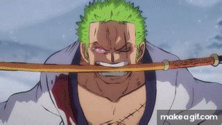 Zoro Purgatory Onigiri「4k」「60fps」║ One Piece on Make a GIF