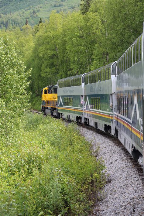 McKinley Explorer Train ... heading north out of Anchorage to Denali ...