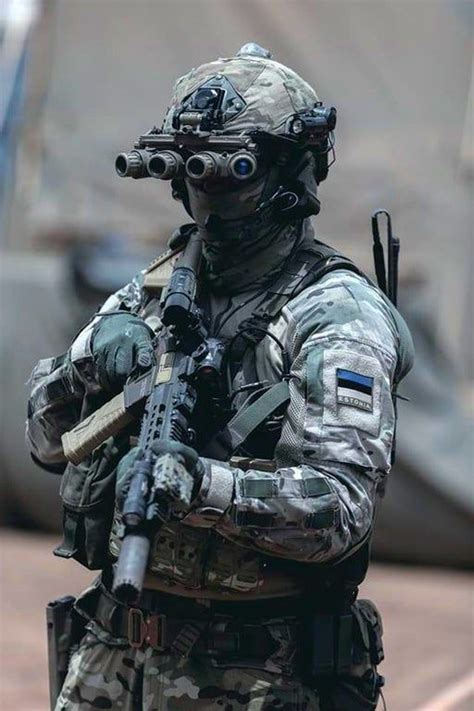 Estonian Erioperatsioonide väejuhatus Operator with HK 417 and Quad ...