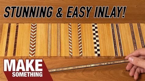 How to Make Your Own Inlay Banding and Enhance Your Woodworking - YouTube