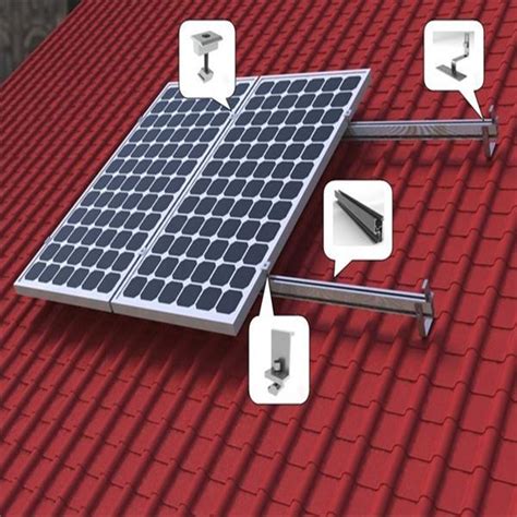 Tile roof solar panel pv mount kit,aluminum solar roofing mounting ...