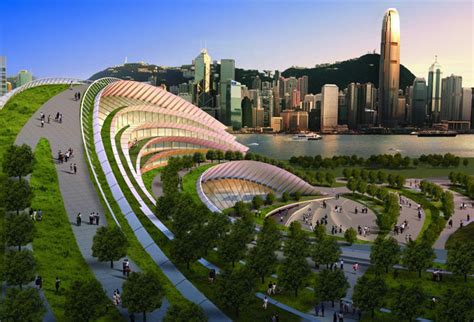 Green-Roofed West Kowloon Terminus Will Link Hong Kong With China's High Speed Rail | Inhabitat ...