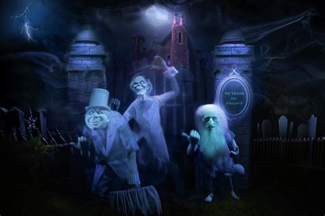 Haunted Mansion Hitchhiking Ghosts Photograph by Mark Andrew Thomas ...