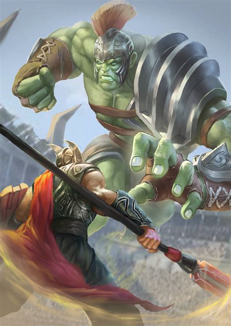 hulk vs thor (fanart) by doquangvan24 on DeviantArt