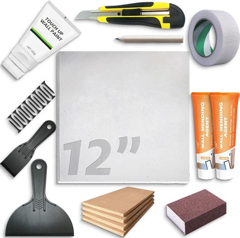 Plasterboard Wall Repair Kit - Easy-to-use Tool kit to Help You Repair Damage and Imperfections ...