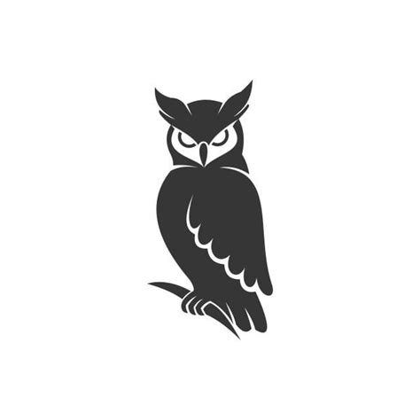 Owl Silhouetts Silhouette PNG Transparent, Owl Logo Vector Black, Abstract, Animal, Background ...