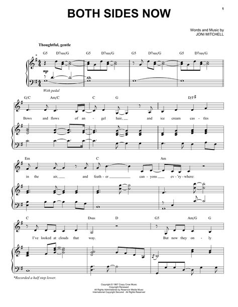 Emilia Jones "Both Sides Now (from CODA)" Sheet Music & Chords ...