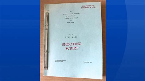 Original Star Wars script discovered in UNB library | CTV News