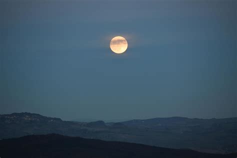 Full moon over mountains 2287625 Stock Photo at Vecteezy