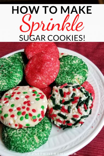 Holiday Sugar Cookies with Sprinkles - Moneywise Moms - Easy Family Recipes