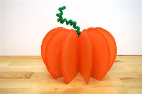 No Glue Super Easy Paper Pumpkin Craft | stlMotherhood