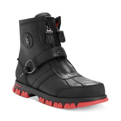 Lyst - Ralph Lauren Polo Ralph Lauren Shoes Conquest Iii Highc Boots in Black for Men