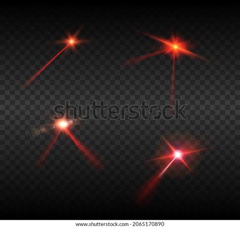 Red Transparent Light Effect Lens Flare Stock Vector (Royalty Free ...