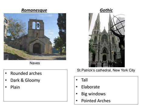 PPT - Romanesque vs. Gothic Architecture PowerPoint Presentation, free ...