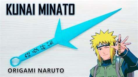 How to Make an Origami Kunai Minato? – easy origami tutorial