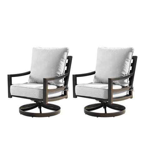 Aluminum Swivel Rocker Patio Chairs - Newport Cast Aluminum Outdoor ...