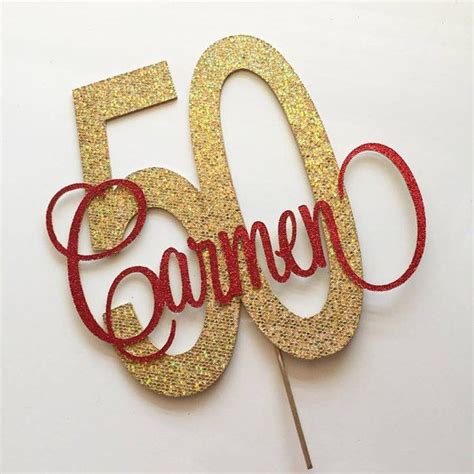 The perfect topper for any milestone. Shown here in red namel, with gold numeral. Double-sided ...