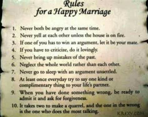 Rules for a happy marriage | Newlywed quotes, Wedding quotes funny, Love quotes funny