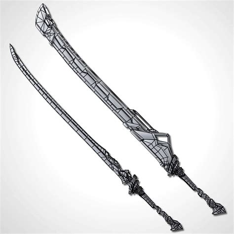 Sci-Fi Swords Pack 4 3D Model by THEOJANG