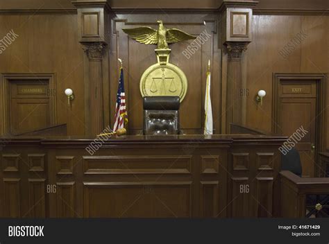 Empty Courtroom Chair Image & Photo (Free Trial) | Bigstock