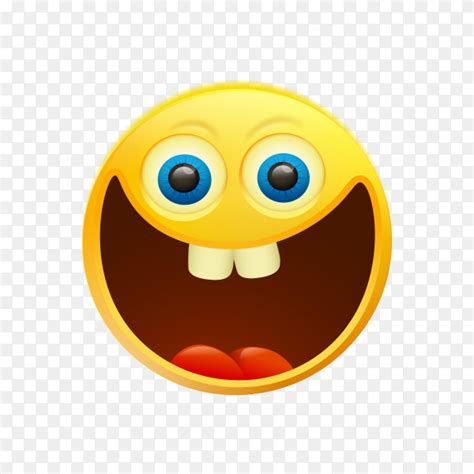 Funny emoji face on transparent background PNG - Similar PNG