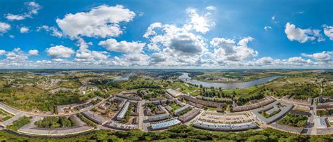 Daugavpils fortress | 360° Aerial Tour | LATVIA INSIDE - Immersive VR Travel Guide