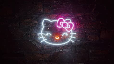 Free download Download 4k Neon Hello Kitty Wallpaper [1920x1080] for your Desktop, Mobile ...
