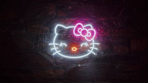 🔥 Download 4k Neon Hello Kitty Wallpaper by @melaniedelgado | Hello ...