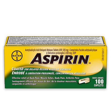 ASPIRIN® Coated Regular Strength 325mg | ASPIRIN® Canada