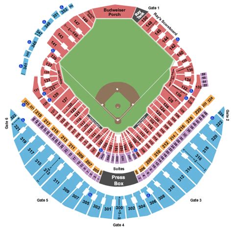 Tropicana Field Seating Map - Map Of United States 2020