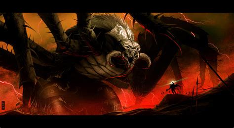 Ungoliant and Melkor by rubendevela on DeviantArt