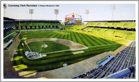 Comiskey Park Lithograph