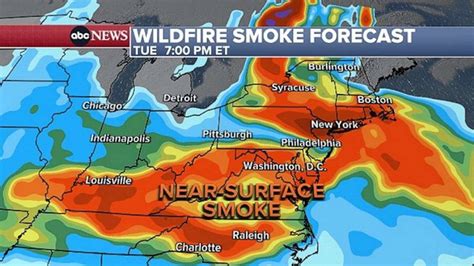 Canadian Wildfire Smoke Map 2025 - Megen Sidoney