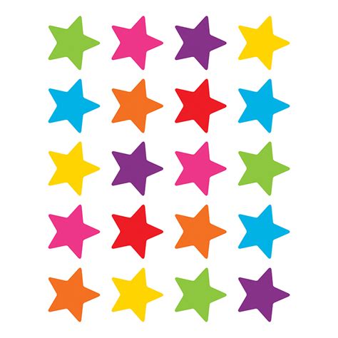 Bright Stars Stickers Die Cut Star Shape :: Stickers :: Artist Essential :: Craft & Activities ...