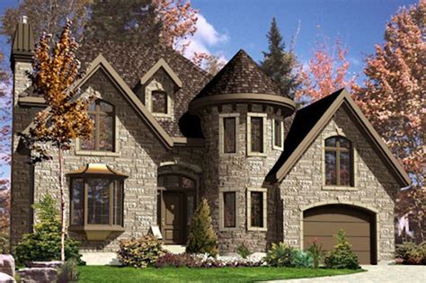 European Style House Plan - 3 Beds 2.5 Baths 2121 Sq/Ft Plan #138-336 ...