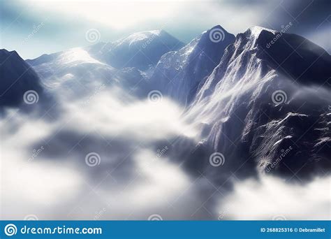 Aerial mountain top view stock illustration. Illustration of ...