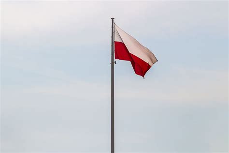 HD wallpaper: time lapse photography of raised red and white flag, poland, the mast | Wallpaper ...