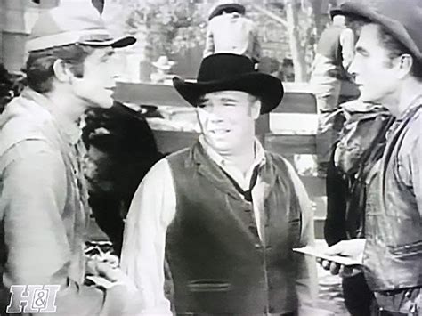 James Murdock, John Doucette, and Eric Fleming in Rawhide (1959)