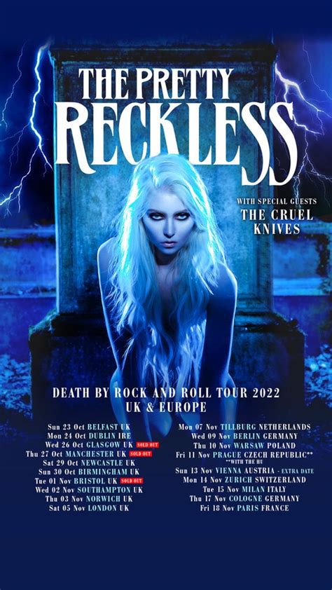 Pretty Reckless Tour Dates 2024 - Liza Sheryl