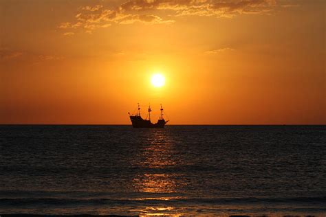 Pirate Ship Sunset Photograph by Shari Bailey - Pixels