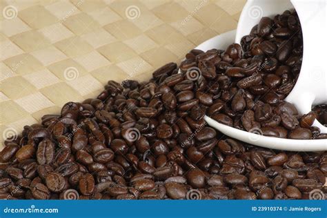 Fair trade coffee beans stock photo. Image of natural - 23910374